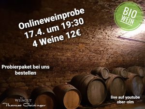 Onlineweinprobe Weingut Geisinger