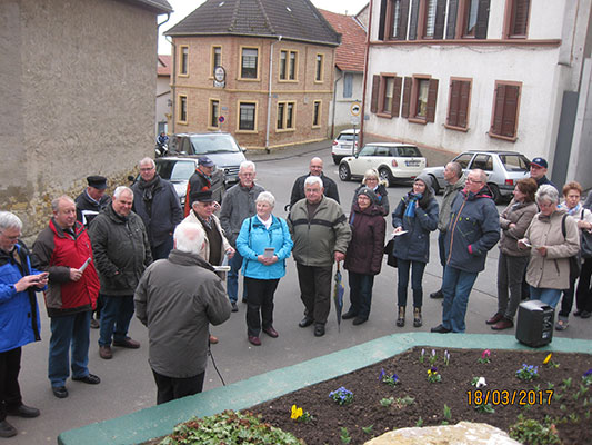 Herzlicher Empfang der Gäste aus Schloßvippach