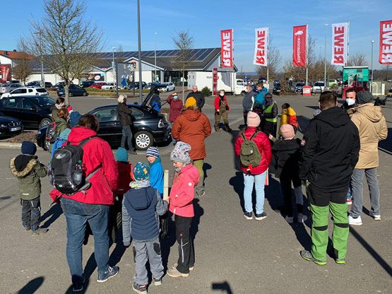 Toller Einsatz der Ober-Olmer am Dreck-weg-Tag