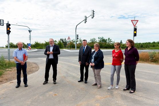 Einweihung der Ampelanlage